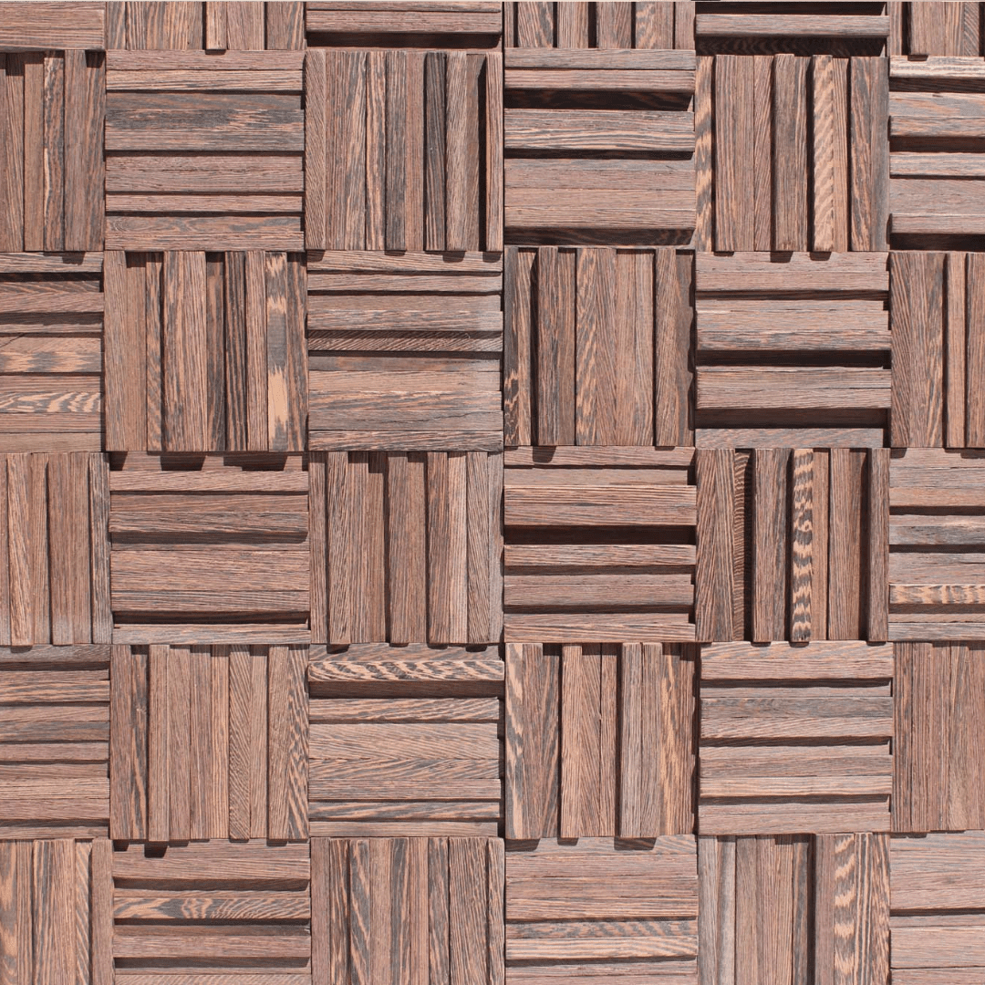 Paneles artesanales y paneles de diseño ligero marrón